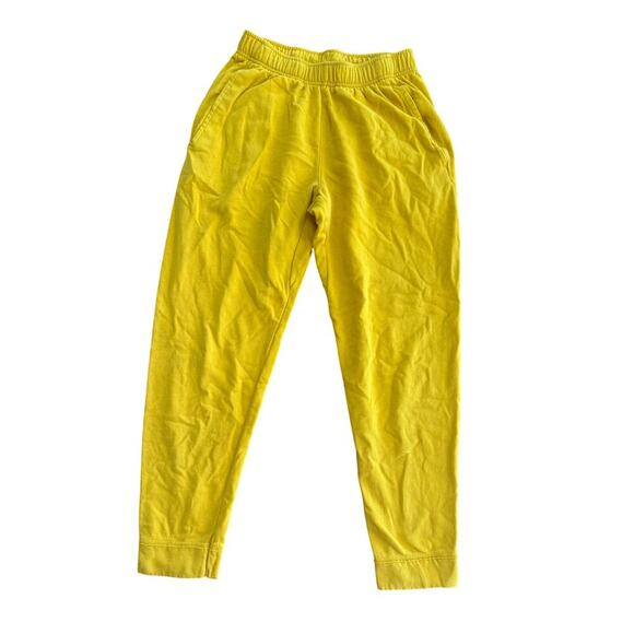 Nike Women's Yellow Yoga Therma-Fit High Rise Jogger Pants Size Small - Picture 1 of 4